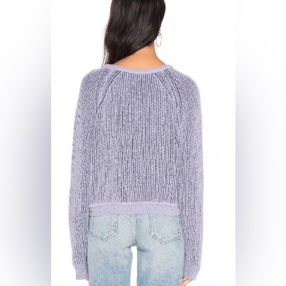 Free People High Low V-Neck Sweater - Picture 3 of 8